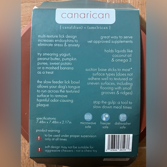 NEW - Slow Feeder Lick Bowl With Suction Base - Picture 2 of 5